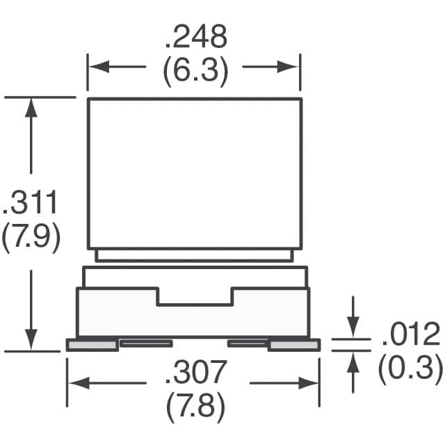 AFK337M06X16T-F Cornell Dubilier Electronics (CDE)  Aluminium-Elektrolytkondensatoren